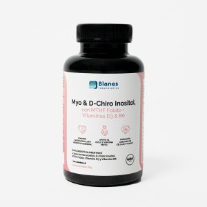 Myo & D-Chiro Inositol + 5-MTHF Folato + Vitaminas D3 y B6 | 120 cápsulas